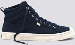 OCA High Navy Canvas Sneaker Men