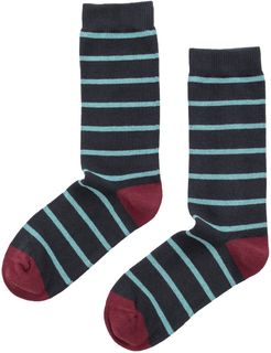 Club Stripe Crew Sock By Little River Sock Mill