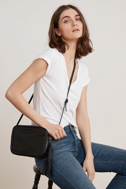 Zora Leather Tassel Crossbody, Velvet by Graham & Spencer