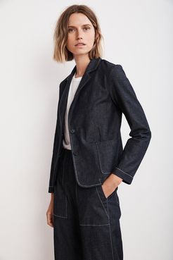 Alpha Lightweight Denim Blazer (M), Velvet by Graham & Spencer