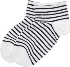 Striped Bootie Sock By Little River Sock Mill