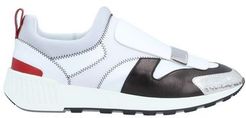 Donna Sneakers Bianco 34 Pelle Fibre tessili