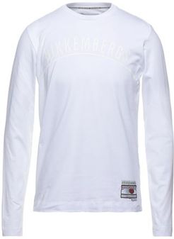 Uomo T-shirt Bianco L 92% Cotone 8% Elastan