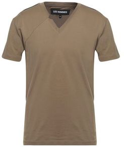 Uomo T-shirt Khaki XS 100% Cotone