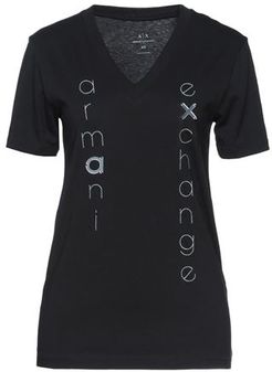 Donna T-shirt Nero XS 100% Cotone