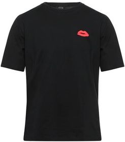 Uomo T-shirt Nero XXS 100% Cotone