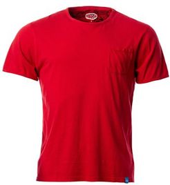 Uomo T-shirt Rosso S 100% Cotone
