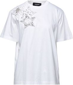 Donna T-shirt Bianco XS 100% Cotone