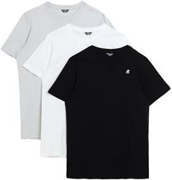 Uomo T-shirt Bianco S 100% Cotone
