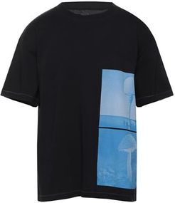 Uomo T-shirt Nero S 100% Cotone organico