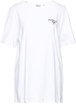 Donna T-shirt Bianco L 100% Cotone