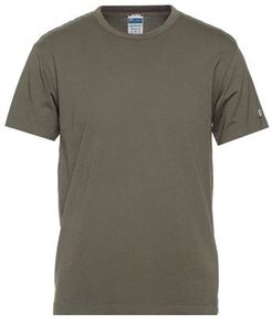 Uomo T-shirt Verde militare S 100% Cotone