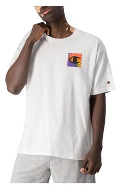 Uomo T-shirt Bianco XL Cotone