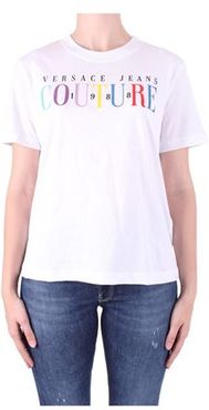 Donna T-shirt Bianco S Cotone