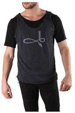 Uomo T-shirt Nero XL Cotone