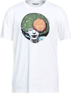 Uomo T-shirt Bianco XS 100% Cotone Poliestere