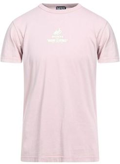 Uomo T-shirt Rosa chiaro XS 100% Cotone