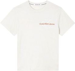 Uomo T-shirt Beige XXL Cotone