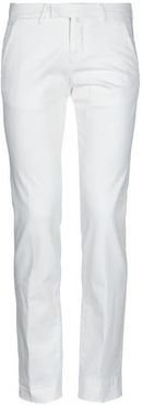 Uomo Pantalone Bianco 33 98% Cotone 2% Elastan