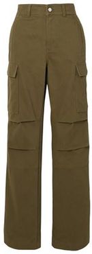 Donna Pantalone Verde militare 38 100% Cotone