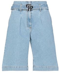 Donna Shorts jeans Blu 25 100% Cotone