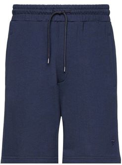 Uomo Shorts e bermuda Blu scuro M 100% Cotone