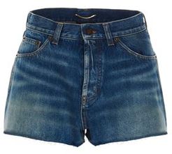 Donna Shorts jeans Blu 25 Cotone