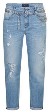 Donna Pantaloni jeans Blu 25 Cotone