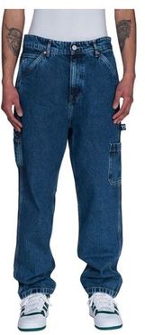 Uomo Pantaloni jeans Blu 32W-32L Tecnica Mista