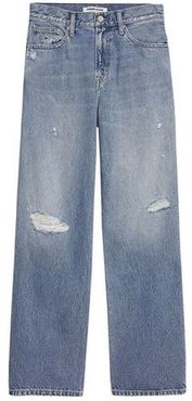 Donna Pantaloni jeans Blu 25W-32L Tecnica Mista