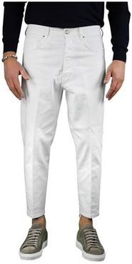 Uomo Pantaloni jeans Bianco 33 Cotone
