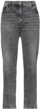 Donna Pantaloni jeans Grigio 28 99% Cotone 1% Elastan