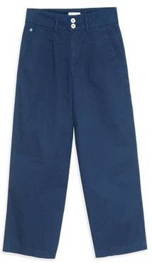 Donna Pantalone Azzurro 38 Cotone organico