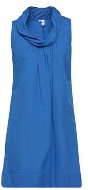 Donna Vestito corto Blu XS 100% Cotone