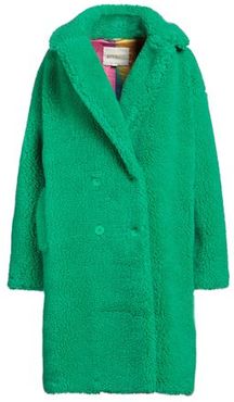 Donna Teddy coat Verde XS 65% Poliestere riciclato 35% Canapa