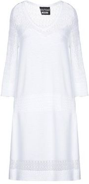 Donna Vestito corto Bianco 40 65% Viscosa 35% Poliammide