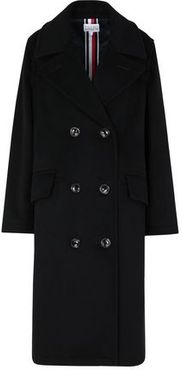 Donna Cappotto Nero 42 53% Poliestere 47% Lana