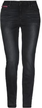 Donna Pantaloni jeans Nero 25 99% Cotone 1% Elastan