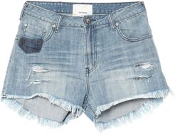 Denim shorts