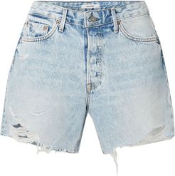 Denim shorts