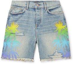 Denim bermudas