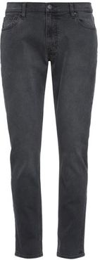 Uomo Pantaloni jeans Nero 28W-30L 99% Cotone 1% Elastan