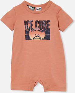 Kids - Usa Short Sleeve Romper License - Lcn mt clay pigeon/ice cube ombre