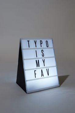 Typo - Light Box Easel - Black