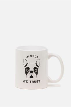 Typo - Anytime Mug - In dogs we trust