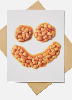 Typo - Premium Blank Card - Scented baked beans