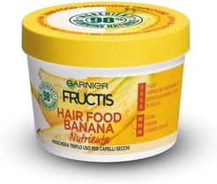 Fructis Hair Food, Maschera disciplinante 3in1 con formula vegana per capelli secchi, Banana, 390 ml Maschere female