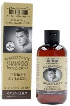 "Apiarium - Shampoo Energizzante Bio "Bio for Man" 200 ml male"