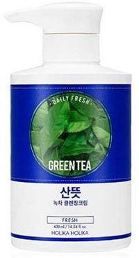 Daily Fresh Green Tea Cleansing Cream Sapone viso 430 ml female