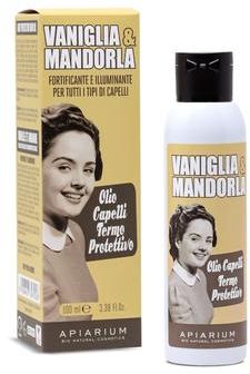 Olio Termo Protettivo Capelli Vaniglia e Mandorla Olio e siero 100 ml unisex